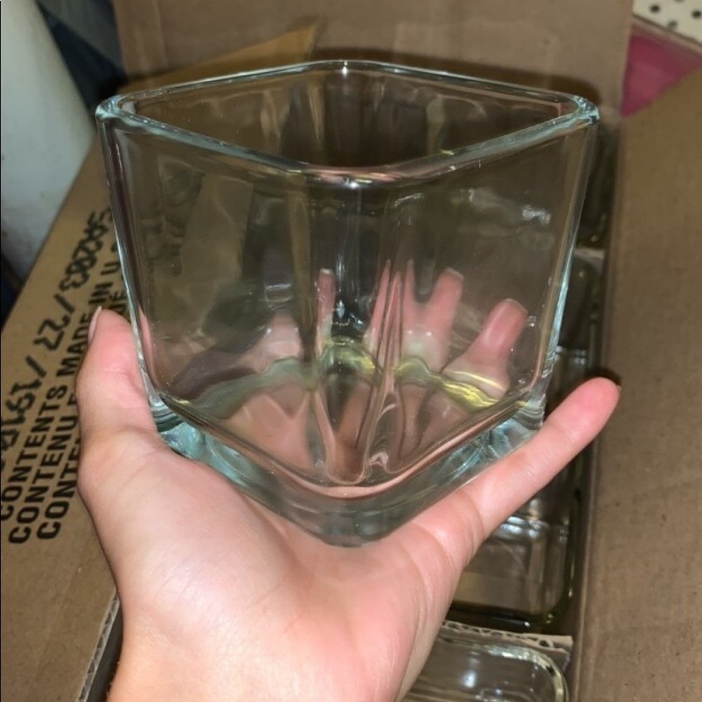 12oz cube glasses